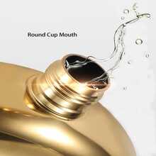 1pc Bracelet Wine Bottle Hidden Portable Wine Bottle, 3.5 Oz/100ml Stainless Steel Bangle Bottle For Wedding, Bridesmaid, Birthday, Bridal Shower, St, Patrick Party Gift, Ladies Wrist Jewelry Camping Bar Equipment