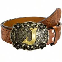 1 bucă cureaua cu cataramă occidentală în stil gotic punk street style cowboy, accesoriu casual potrivit pentru purtarea zilnică, petreceri și sărbători