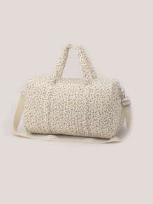 1pc Large Capacity Mommy Bag, Lightweight Messenger Bag, Fashionable Multifunctional Handheld & Shoulder Diaper Bag For Outings