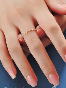 1 pieza Anillo de mujer de plata de ley 925 de lujo, incrustado con circonita cúbica brillante, perfecto para compromiso, boda, fiesta y regalo durante todo el año