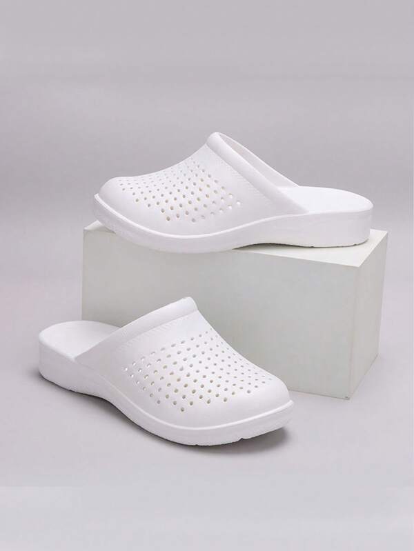 أحذية الشاطئ الصيفية للنساء, صندل بمواصفات EVA مضاد للانزلاق وهادئ للزوجين، قاعدة ناعمة للارتداء بالمنزل