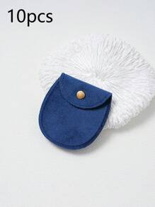 1 pieza/10 piezas/50 piezas Bolsa de terciopelo, bolsa de empaquetado de joyería, bolsas de regalo para joyas, bolsas para obsequios de boda y cumpleaños, bolsas para dulces, aretes, pulseras, collares, pequeños organizadores elegantes, bolsas para envolver regalos para fiesta, vacaciones