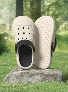 Women's EVA Non-Slip Slip-On Thick Sole Casual Breathable Sandals, Suitable For Spring Summer