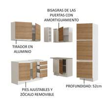 MADESA Baker's Racks - White and Brown - View 4