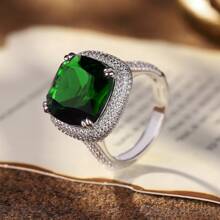 1pc S925 Sterling Silver Ring For Women, Elegant & Fashionable Design Suitable For Festivals, Gifts, Birthday, Daily Wear, Silver Weight 8g