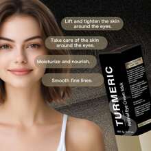 Turmeric Retinol Eye Cream Stick For Dark Circles And Puffiness, Retinol Anti-Aging Eye Cream, Reducing Fine Lines And Bags Eye Cream, Every Sleep-Deprived Mom Needs This. I Often Stay Up Late, So I Get Dark Circles Easily. Most Eye Creams Give Me Miliary Pimples And Do Nothing For My Dark Circles