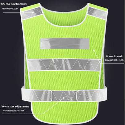 Customized Reflective Clothing Covers. Suitable For People Weighing From 50 To 100KG, Providing New Protection For Travel! With A Large - Area Reflective Strip Design, It Can Effectively Reflect Light In Low - Light Or Nighttime Environments, Significantly Enhancing The Wearer's Visibility And Ensuring Travel.