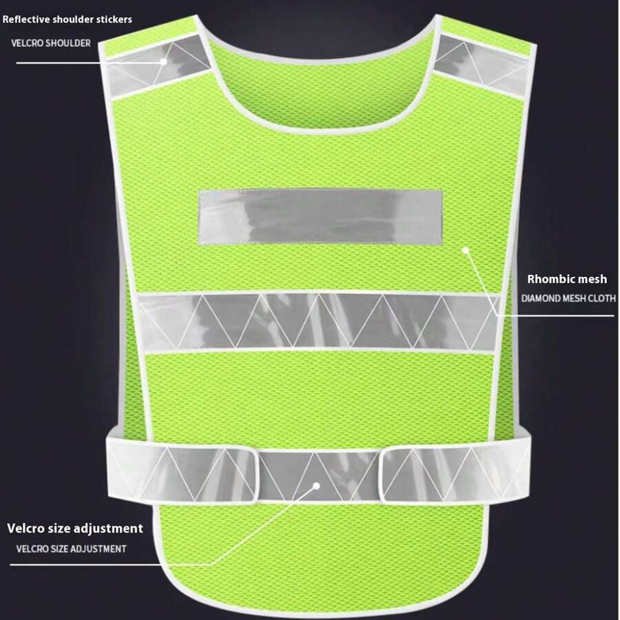 Customized Reflective Clothing Covers. Suitable For People Weighing From 50 To 100KG, Providing New Protection For Travel! With A Large - Area Reflective Strip Design, It Can Effectively Reflect Light In Low - Light Or Nighttime Environments, Significantly Enhancing The Wearer's Visibility And Ensuring Travel. - Multicolor - View 1
