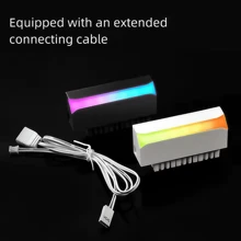 CX FUTRUE 24PIN 接口主板电源线连接器/适配器，可旋转 90°，ARGB，电源适配器，DIY 电脑安装配件.1PC - 彩色 - 查看 4