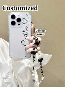 Pintura personalizada con letra y flor en cadena, impresión de funda de teléfono antideslizante simple, compatible con I Max16/16 Pro Max/XR/7/8, 15 ProMax/12 Pro/13 ProMAX/14 Pro, 13, 14, 11, 12P, 14, P11 Soft Shell, P12 Anti-caída, XS.XRIP.78GES2, compatible para A134G, A22,A21S, a514, a52G y a35, rojo, ultra, 11G con 10mi, T23, Redmi RedMi, Note, 114, S23 Lite, Ultra, Funda de color rojo