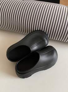XIXITIAO XIXITIAO Thick Sole Closed Toe Wedge Sandals For Women, Summer Outdoor Versatile Fashion Slip On Platform Shoes, EVA European Style Anti-Slip Casual Flats Suitable For Traveling