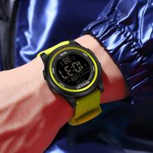 SANDA. SANDA Men's Luxury Sports Electronic Wrist Watch, Shock Resistant, Waterproof, Chronograph, Stopwatch, Alarm, Multi-Function LED Digital Watch - one-size - View 9