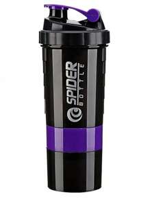 Vaso Mezclador Deportivo Gimnasio Fitness Multifuncional - Negro - Ver 2