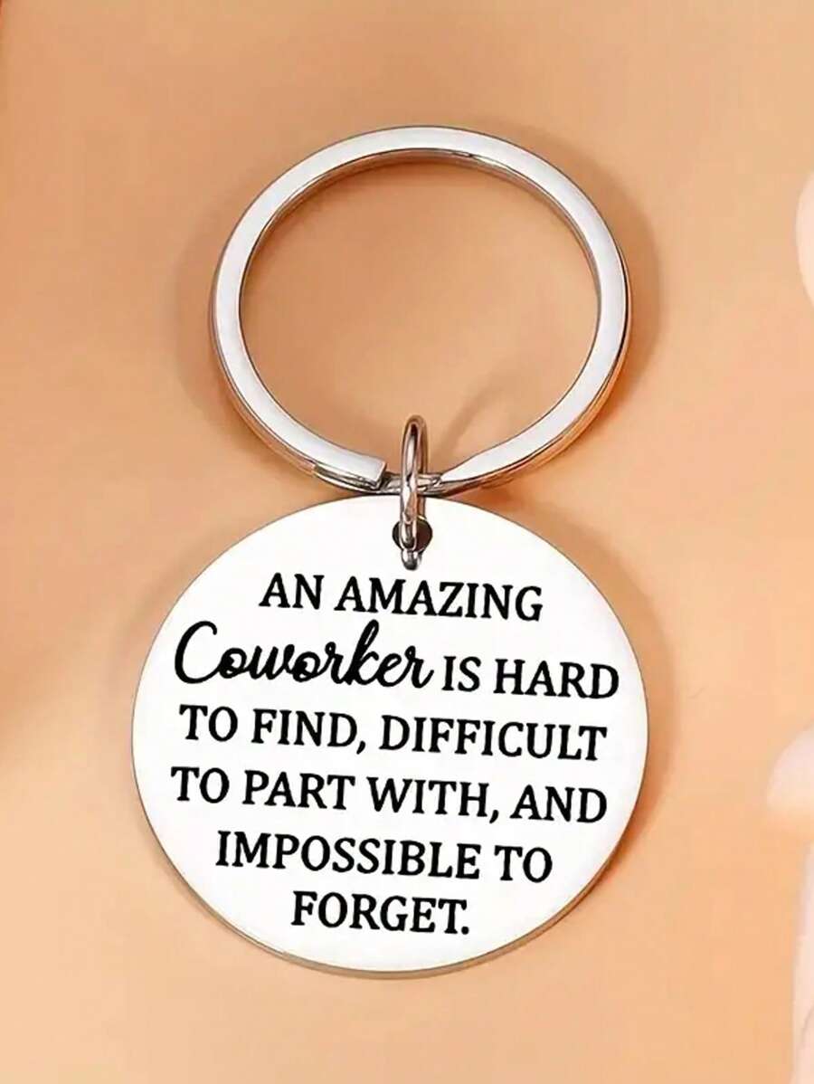 退休告别礼物，男女通用钥匙扣，送给杰出同事的独特礼物