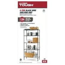 Wire 5-Tier Storage Shelf Unit 72"H X 36"W X 16"D, 1750lb Total Capacity, White