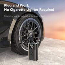 CARSUN CARSUN Portable Inflator Compressor Pump With LED Lamp For Car Motorcycle Bicycle Tyre Balls Wireless Electric Car Air Tire Pump