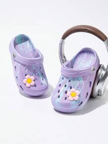 HOBIBEAR 1 Par de Chinelos Infantis Meninos e Meninas, Tamancos Fofos para Crianças Pequenas, Sandálias Multicoloridas da Moda para Praia e Uso Externo no Verão