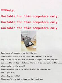 Cute Laptop Sleeve Bag 14 Inch Laptop Carrying Case, 15.6 Inch Laptop Protective Cover