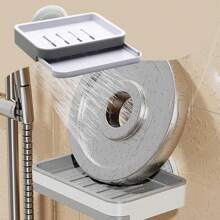 Soap Box Holder Suction Cup Soap Box Holder Bathroom Decor Summer - White - View 8