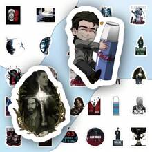 54pcs Heart Killer Stickers, Personalized Vinyl Stickers For Skateboard, Laptop, Guitar, Luggage, Waterproof Car Graffiti Stickers, Suitable For Teenagers, Boys And Girls