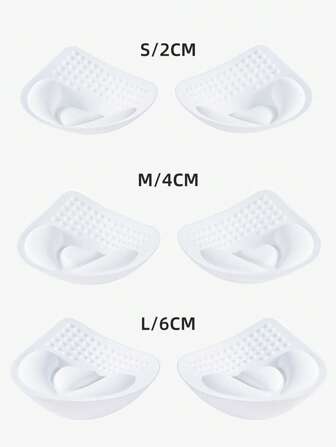 1 对加厚 2cm、4cm、6CM 内衣罩杯小胸垫可拆卸可洗聚拢胸垫插入物增大胸垫内衣文胸配件