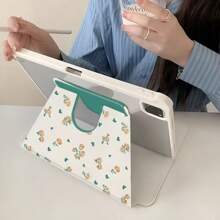 Flower 1pc Minimalist Ditsy Floral Pattern Tablet Sleeve Case Compatible With Ipad Pro 11 2024/10.9/Air 4/5/6/10.2/10th/9.7/10.5, Sleep/Wake Feature