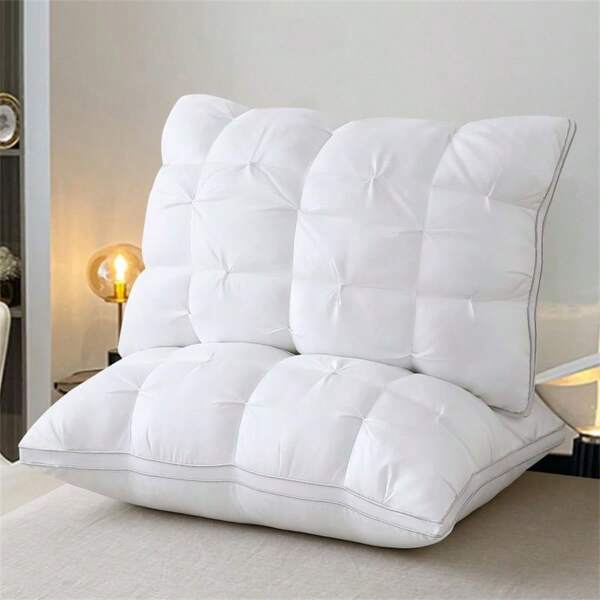 2 piezas de flores retorcidas estéreo con tubería son lujosas y cómodas, suaves y cómodas, adecuadas para dormitorios, almohadas multifuncionales, con función decorativa y pueden usarse como regalos.