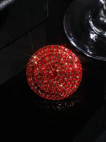 Glamorous Rhinestone Decor Ring