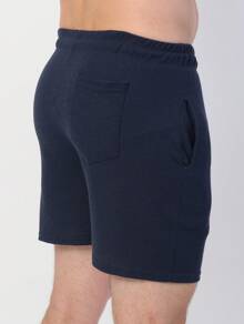 Men Shorts - Màu xanh hải quân - Xem 3