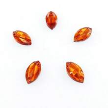 Szkło w kształcie navette, wielokolorowe, błyszczące, ręcznie robione, do szycia, kryształowe, ręcznie szyte, kryształki ozdobne, płaskie z tyłu, z otworami, klejnoty, akcesoria DIY, kamienie do przyszywania, strass do ozdabiania ubrań, sukienek, toreb, butów, broszek, kolczyków, rękodzieła