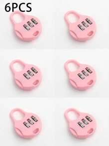 Tsa Certified Black Zinc Alloy Mini Travel Backpack Lock, Vacation Style Metal Password Combination Padlock, No Printing, No Power Required,Digit Mini Round Combination Lock, Padlock, Anti-Theft, Luggage Lock, Student, Dormitory, School Bag, Cabinet, Drawer Lock,For Luggage, Pencil Case, Backpack, Cartoon Waterproof Padlock For Outdoor Travel, Student Dormitory, Cabinet, Drawer,Electric Bike, Bicycle Basket Lock, Helmet Lock, Cabinet, Luggage, Travel Accessories - Multicolor - View 10