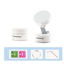 Magnetic Vacuum Cup Mobile Phone Stand, Folding Rotary Stand, Double-Sided Suction Cup Universal Vacuum Rotary Stand, Suitable For Car/Gym/Mirror/Smooth - Multicolor - View 9