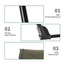 1 pieza Cojín de asiento con respaldo integrado para exteriores, silla plegable para camping y jardín, silla individual portátil para el ocio, para viajes y la playa