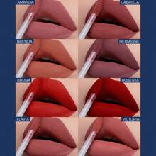 Lips BT Bruna Tavares Matte Velvety Liquid Lipstick Full Coverage Pigmented - Flavia - View 4