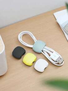 8/5/4/2/1/ 10PCS Mix And Match New Cable Storage Organizer, Data Cable Storage Buckle, Travel Data Cable Hub, Earphone Charging Cable Winding Storage Buckle
