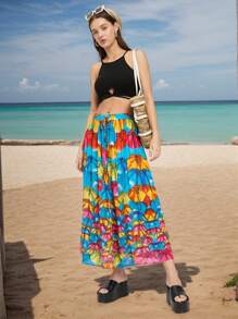 Gypsie Blu Women Summer Skirt For Casual Daily Cocktail Party Beach Dating Holidays - 彩色 - 查看 1
