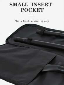 KotteSen 1pc Black 3-Section Kayak Paddle Bag, Comfortable Nylon Carry Bag, Portable Canoe Paddle Storage Case, Surfing Oar Organizer, Detachable Kayak Paddle Holder - Black - View 7