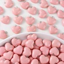 10/30pcs Glossy Resin "LOVE" Letter Pendant, Cute Alphabet Charm For DIY Bracelets Necklaces Earrings Jewelry Making, Valentine's Day Mother's Day Gift