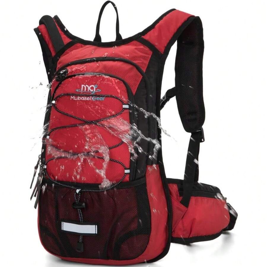 Gear Mochila de hidratación aislada con vejiga sin BPA de 2 litros, para correr, senderismo, ciclismo, camping