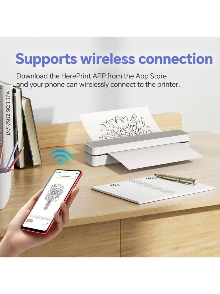 HPRT MT610 ポータブル ワイヤレスプリンター、Bluetooth サーマル