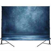 1 Fondo de fotos de poliéster multifuncional - Azul profundo y morado abstracto, fondo de fiesta grueso, adecuado para bodas, cumpleaños, aniversarios - opción ideal para decoración de mesa de pastel familiar y accesorios para cabina de fotos - Multicolor - Ver 5