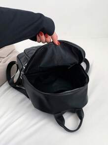 LECEY 时尚刺绣百搭背包，韩版休闲书包旅行包