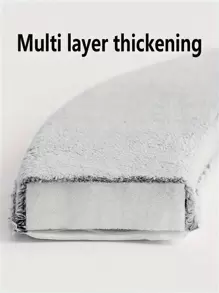 2 Pieces Soft Touch Washable Polyester Toilet Seat Cover, Padded Comfortable And Warm Seat, Easy To Install, Universal Bathroom Accessories Bathroom Decor Fall Decor