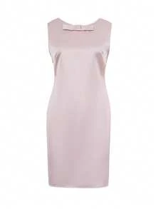 Look Polly Easter Music Festival Vacation Business Casual Women's Wear Black Sexy Bareback Bow Tie Solid Color Sleeveless Birthday Party Dinner Graduation Dress Semi Formal Dress Evening Dress Christmas - Pink - View 1