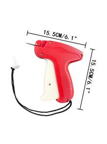 1 Set Handheld Quick Clothing Fixer Fine Tagging Gun For Clothes With 1600 White Fasteners And 1600 Black Pins,No Need To Replace Needle,Mini Stitch Gun Sewing Heming Quilting Tag Gun