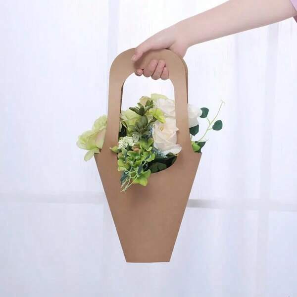 5 piezas de bolsas de regalo de papel kraft exquisitas para hermosas soluciones de embalaje para bodas, fiestas y el Día de la Madre con un toque decorativo elegante, envoltura de regalos, vacaciones, bodas, cumpleaños, bolsas para regalos de fiestas