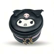 Sanrio Caja de almacenamiento con licencia oficial que presenta a Hello Kitty y otros personajes de Sanrio, perfecta para joyas, lápices, auriculares y monedas.