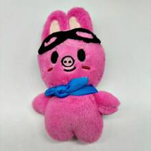 Anime Kawaii Doll Figures KPOP-SKZ Kawaii Cartoon Pilot Doll PILOT5 FM Cartoon Stuffed Keychain Doll Plush Doll Toys Kawaii Adults KZ Fans Keychain Pendant Gift A Christmas And Birthday Gift For A Friend - Multicolor - View 8