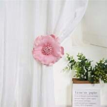 1 pieza/2 piezas Accesorio decorativo de clip para cortina de ventana con diseño floral - Multicolor - Ver 3