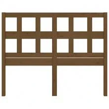 vidaXL Headboard 205.5x4x100 Cm Solid Pine Wood Honey Brown